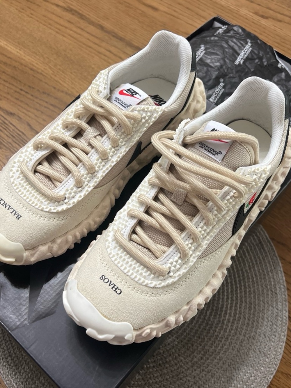 Nike Overbreak SP Undercover Sail Jun Takahashi Lace-Up Sneakers retail $471